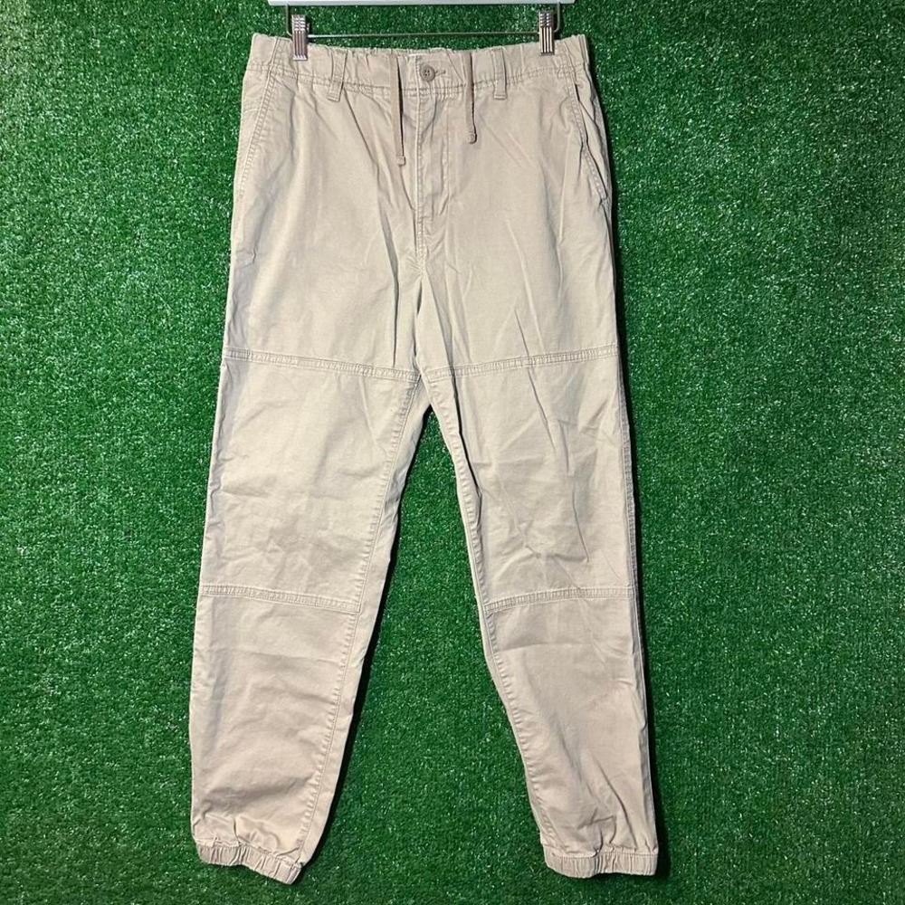 Double Knee Tan Khaki Cargo Pants‎